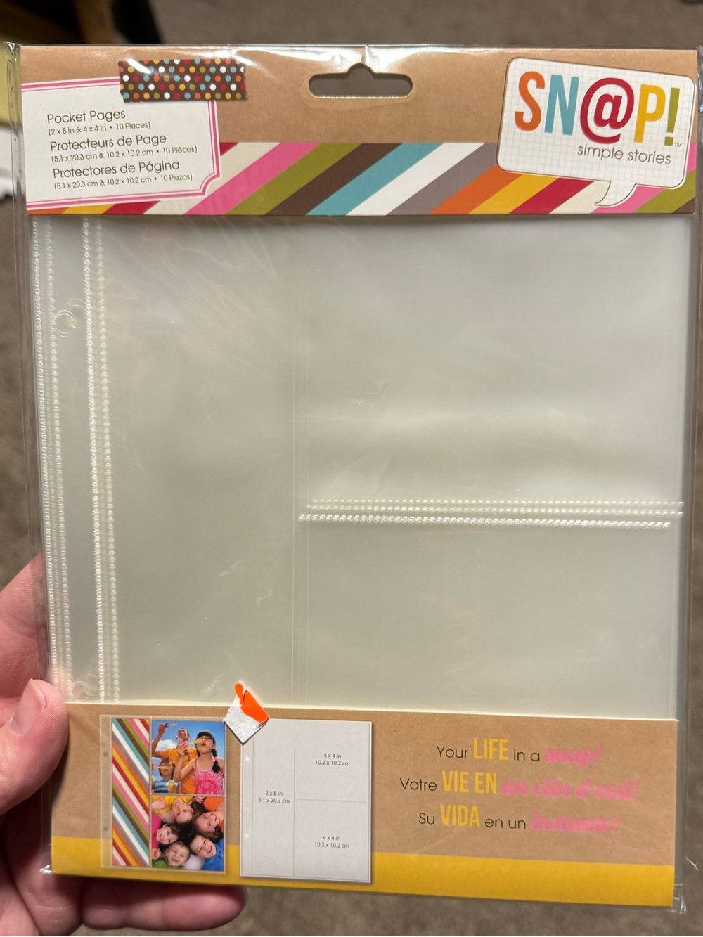 6x8 scrapbook page protectors